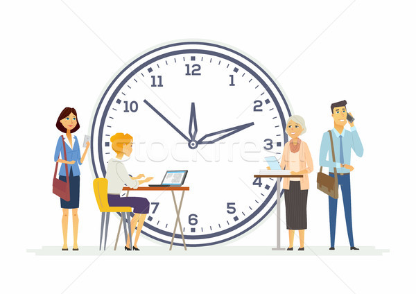 Business moderne illustratie Stockfoto © Decorwithme