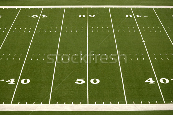 Empty American Football Field Stock photo © dehooks