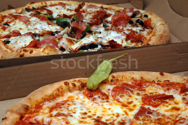 Takeout Pizza Stock photo © dehooks