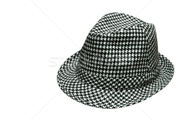 Hat изолированный белый мужчин мужчины Сток-фото © dehooks