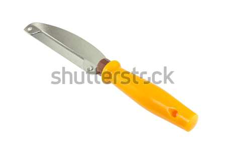 Stock photo: peeling knife on white background