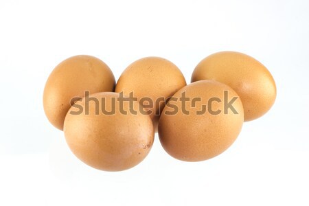 eggs on white background Stock photo © dekzer007