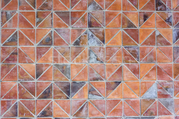 Old tile wall background Stock photo © dekzer007