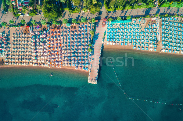 Trasparente turchese mare bella spiaggia di sabbia Foto d'archivio © denbelitsky