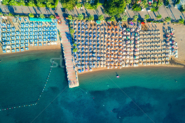 Trasparente turchese mare bella spiaggia di sabbia Foto d'archivio © denbelitsky