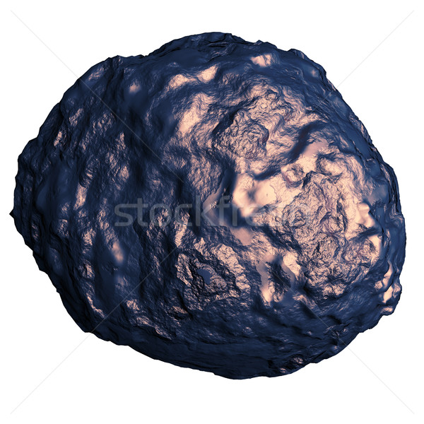 金屬的 隕石 孤立 白 性質 空間 商業照片 © dengess