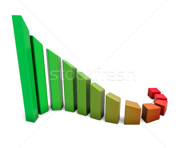 Business grafiek witte papier financieren marketing Stockfoto © dengess