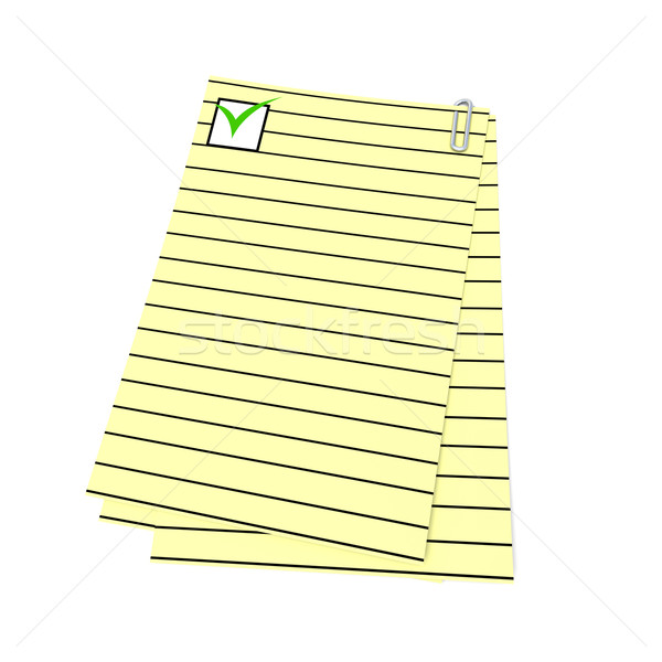 Stock photo: stack of documents