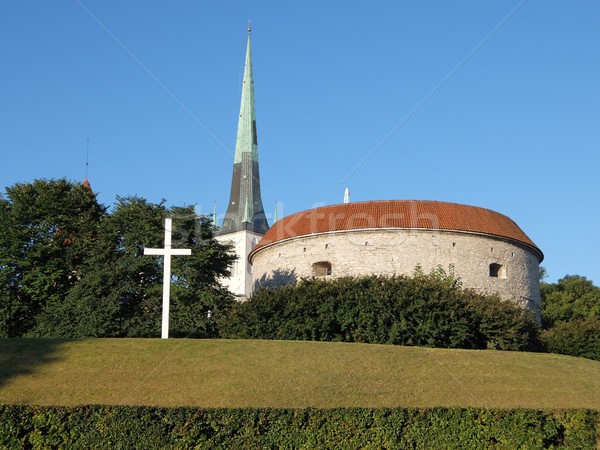 Velho Tallinn Estônia cidade velha arquitetura edifício Foto stock © dengess