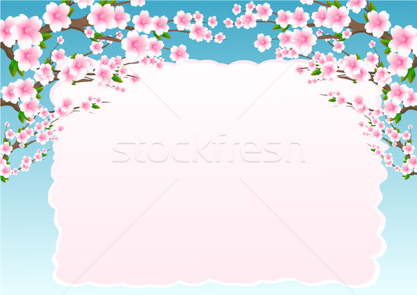 blossom tree background Stock photo © denisgo