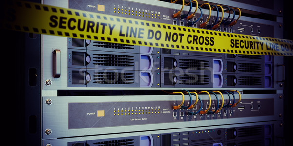 серверы аппаратных комнату компьютер технологий безопасности Сток-фото © denisgo