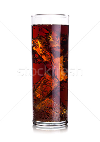 Foto stock: Vidrio · cola · sosa · beber · whisky