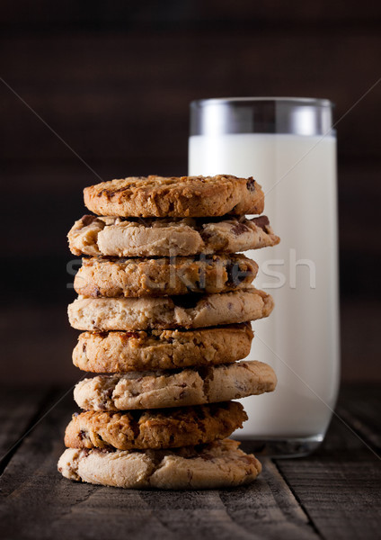 Sweet caramel oatmeeal gluten free cookies Stock photo © DenisMArt