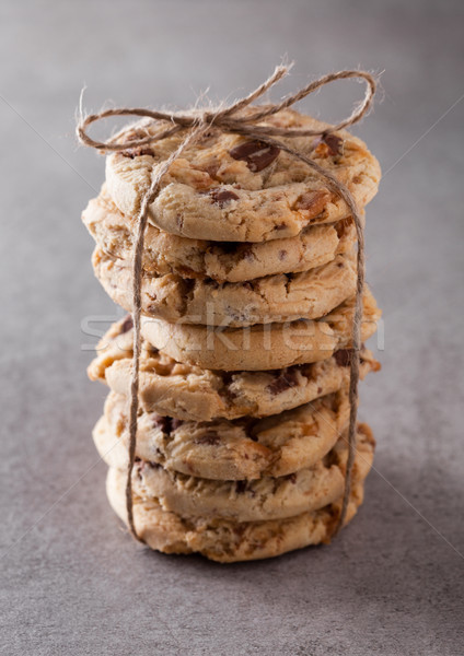 Sweet caramel oatmeeal gluten free cookies Stock photo © DenisMArt