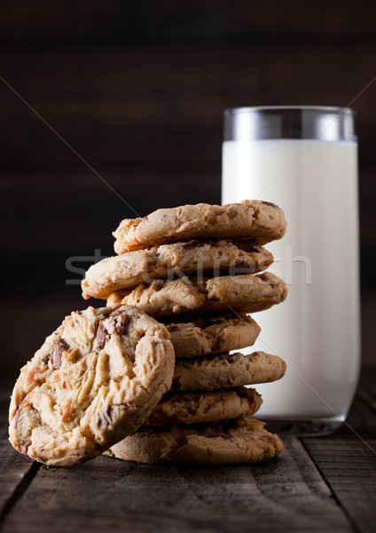 Sweet caramel oatmeeal gluten free cookies Stock photo © DenisMArt