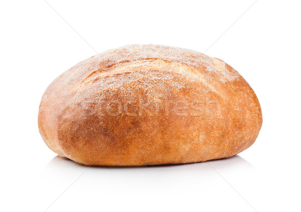 Freshly baked gluten free organic bread on white Stock photo © DenisMArt