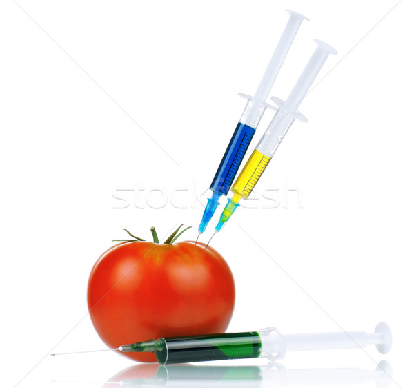 организм зрелый томатный медицинской зеленый промышленности Сток-фото © DenisNata