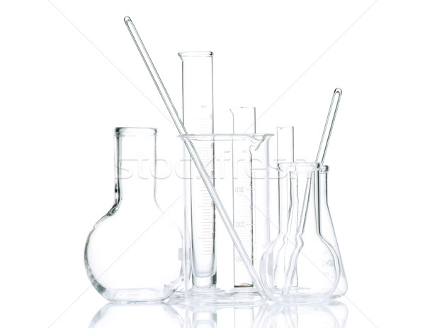 Labor Glasgeschirr Gesundheit Chemie Tool Apotheke Stock foto © DenisNata