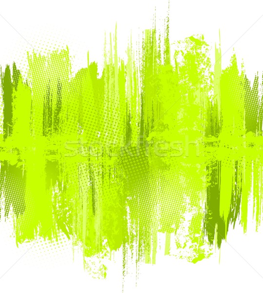 Green abstract paint splashes illustration. Vector
 Stock photo © Designer_things