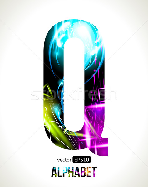 Stock photo: Letter Q