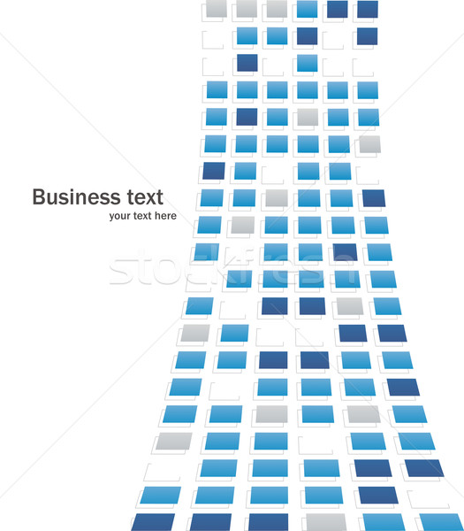 üzlet absztrakt fantázia négyzetek textúra kék Stock fotó © Designer_things