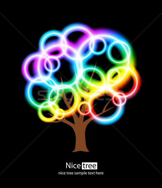 Stock photo: Nice tree