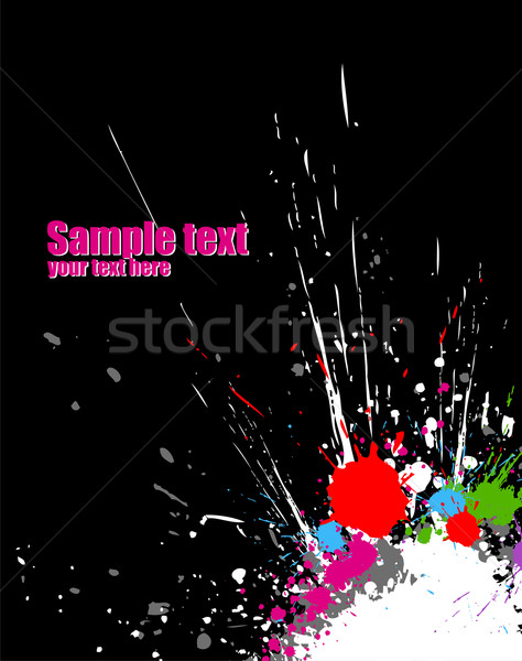 Color paint splashes background  Stock photo © Designer_things