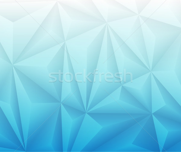 Resumen geométrico azul gradiente vector diseno Foto stock © Designer_things