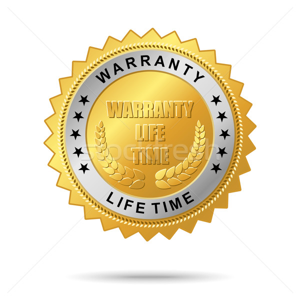 Warranty life time golden label Stock photo © Designer_things