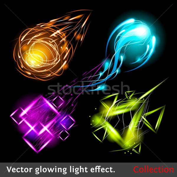 Vector luz símbolos colección Foto stock © Designer_things