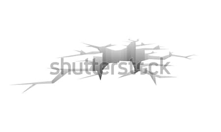 Vector crack Stock photo © Designer_things