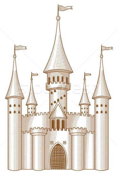 Fairy-tale castle Stock photo © Designer_things