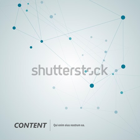 Technologie abstract lijn vector meetkundig illustratie Stockfoto © designleo