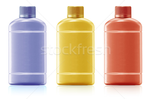 Champú botella mano pelo antibiótico gel Foto stock © designsstock