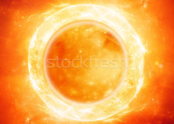 Stok fotoğraf: Güneş · uzay · gökyüzü · yangın · ışık · arka · plan
