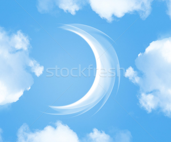 新月 幻想 新月 天空 光 商業照片 © designsstock