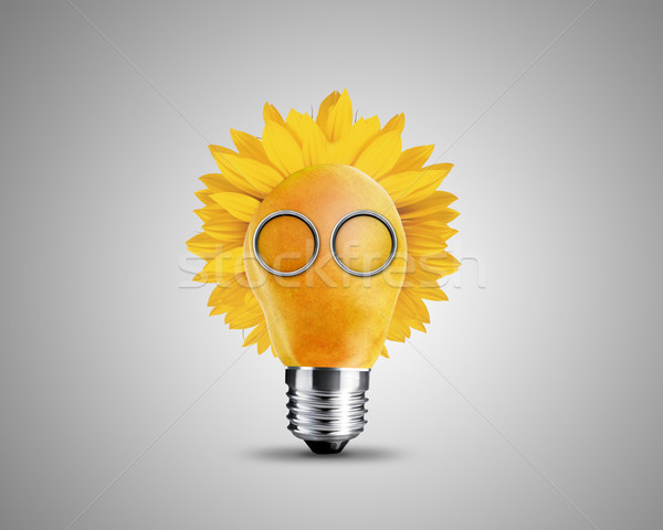 Stock photo: light bulb concept