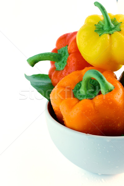 Red, Orange and Yellow sweet pepper  Stock photo © designsstock