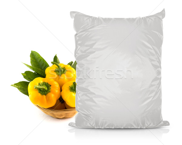 White Blank Foil Food Bag Stock photo © designsstock