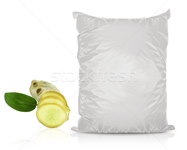 White Blank Foil Food Bag Stock photo © designsstock