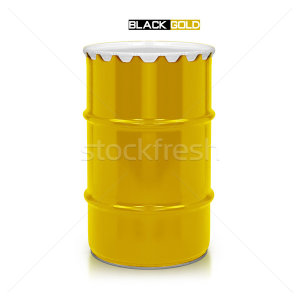 Erdöl Barrel Öl weiß isoliert Arbeit Stock foto © designsstock