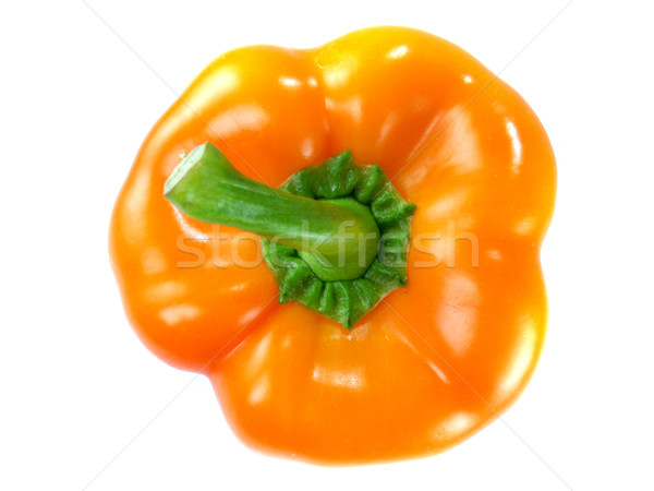 Turuncu biber üst görmek yalıtılmış beyaz Stok fotoğraf © designsstock
