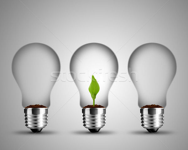 [[stock_photo]]: Ampoule · faible · usine · à · l'intérieur · image · lumière