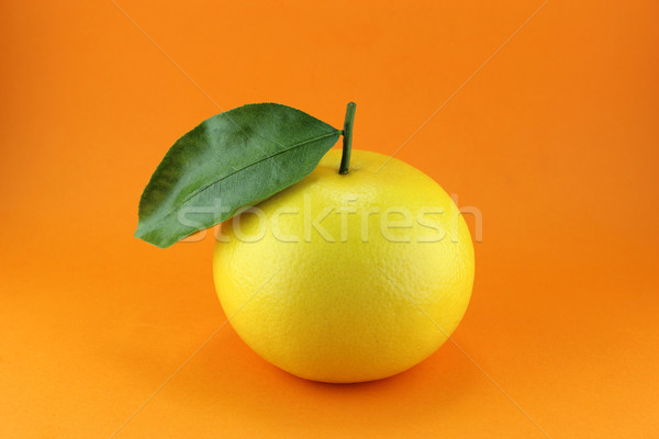 Pomelo maduro apetitoso hoja naranja alimentos Foto stock © designsstock