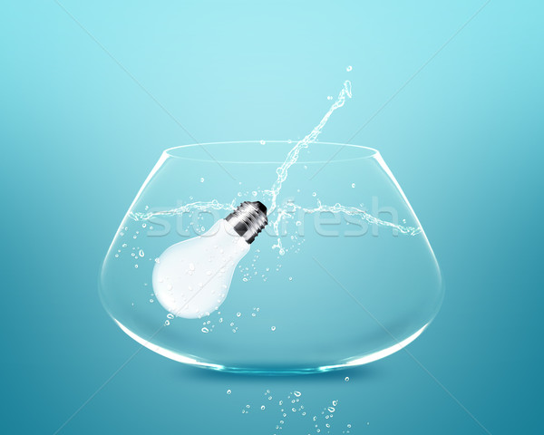 glowing Light bulb Stock photo © designsstock