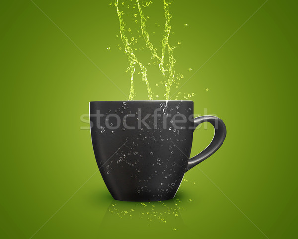 black mug Stock photo © designsstock