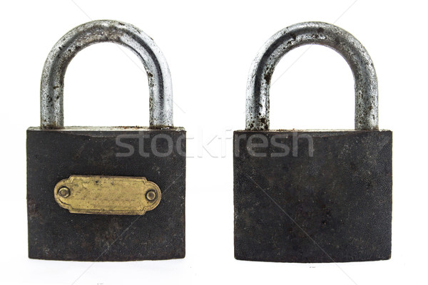 metal padlock on Stock photo © designsstock