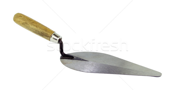 Odizolowany narzędzie budowy mason tle metal Zdjęcia stock © designsstock