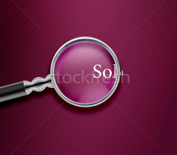 Magnifying glass Stock photo © designsstock