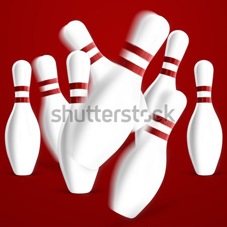 Bowling pins Stock photo © designsstock